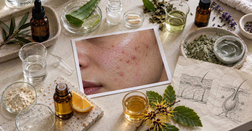 10 ativos cosméticos que podem ajudar no cuidado da pele acneica